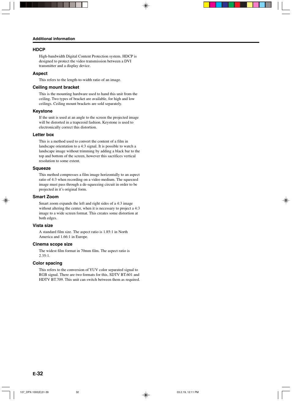 Yamaha DPX-1000 User Manual | Page 37 / 45