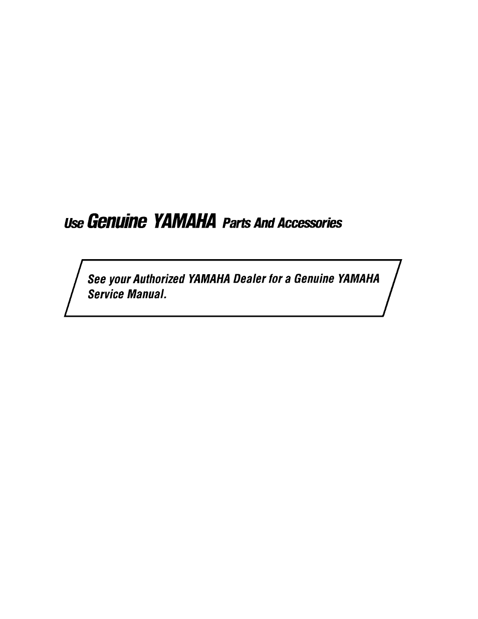 Protect your investment | Yamaha BLASTER YFS200N User Manual | Page 152 / 153