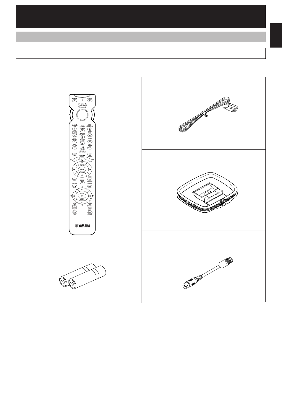 Getting started, Unpacking, English | Yamaha RX-V795 User Manual | Page 11 / 92