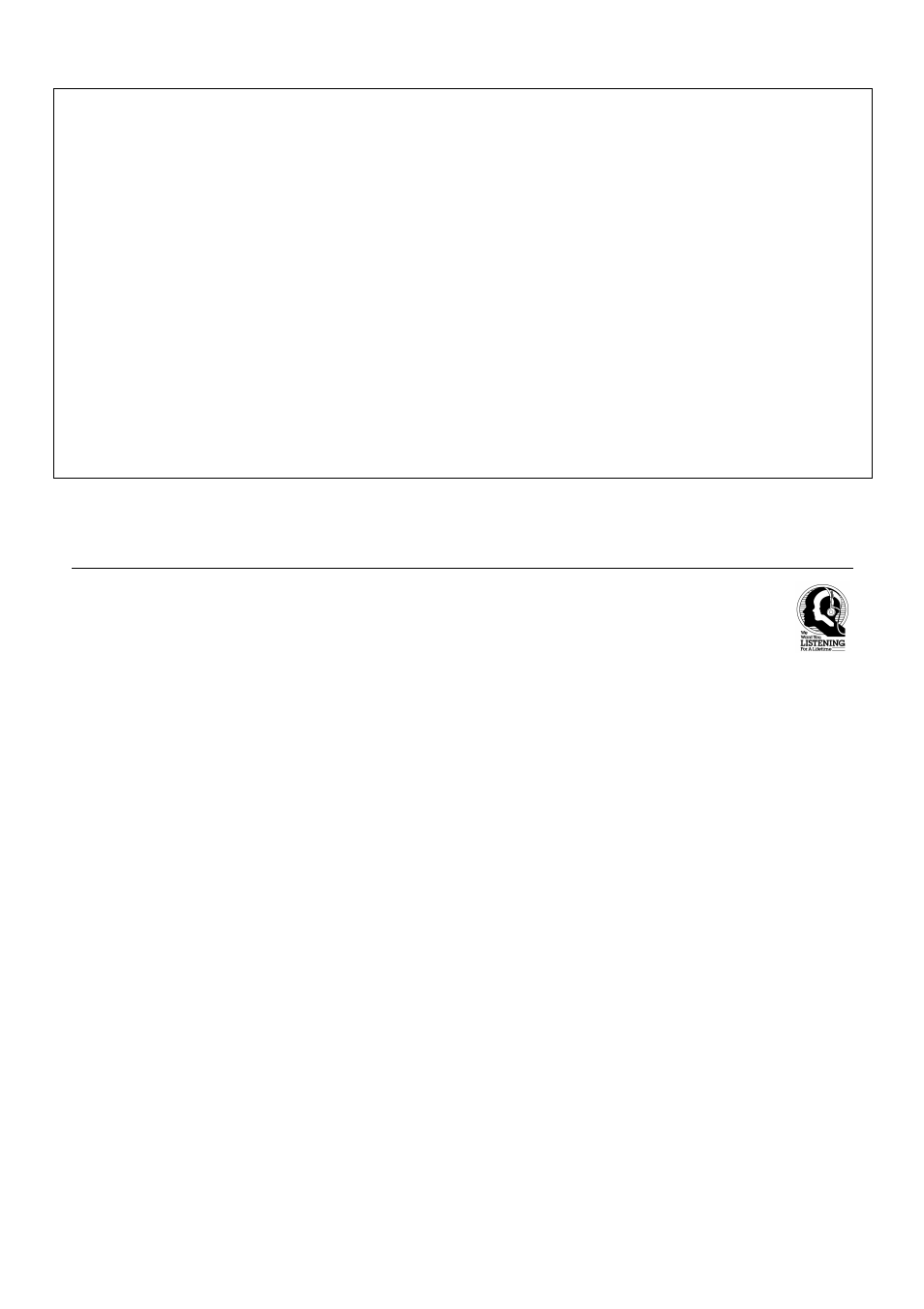 We want you listening for a lifetime, Fcc information (for us customers only) | Yamaha DV-S5350 User Manual | Page 3 / 36