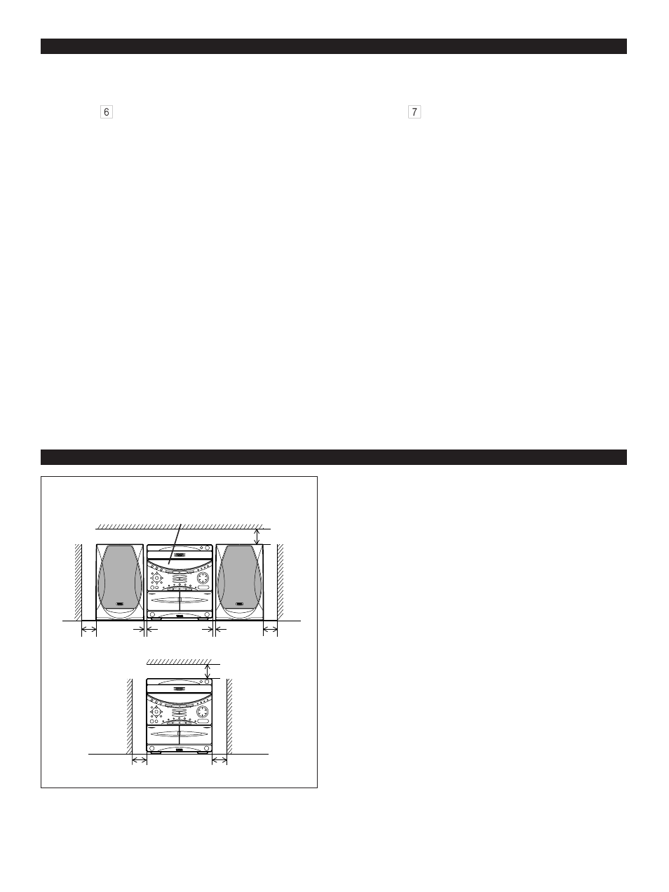 Setting up the main unit, Proper use of the remote control transmitter | Yamaha GX-90VCD User Manual | Page 18 / 71
