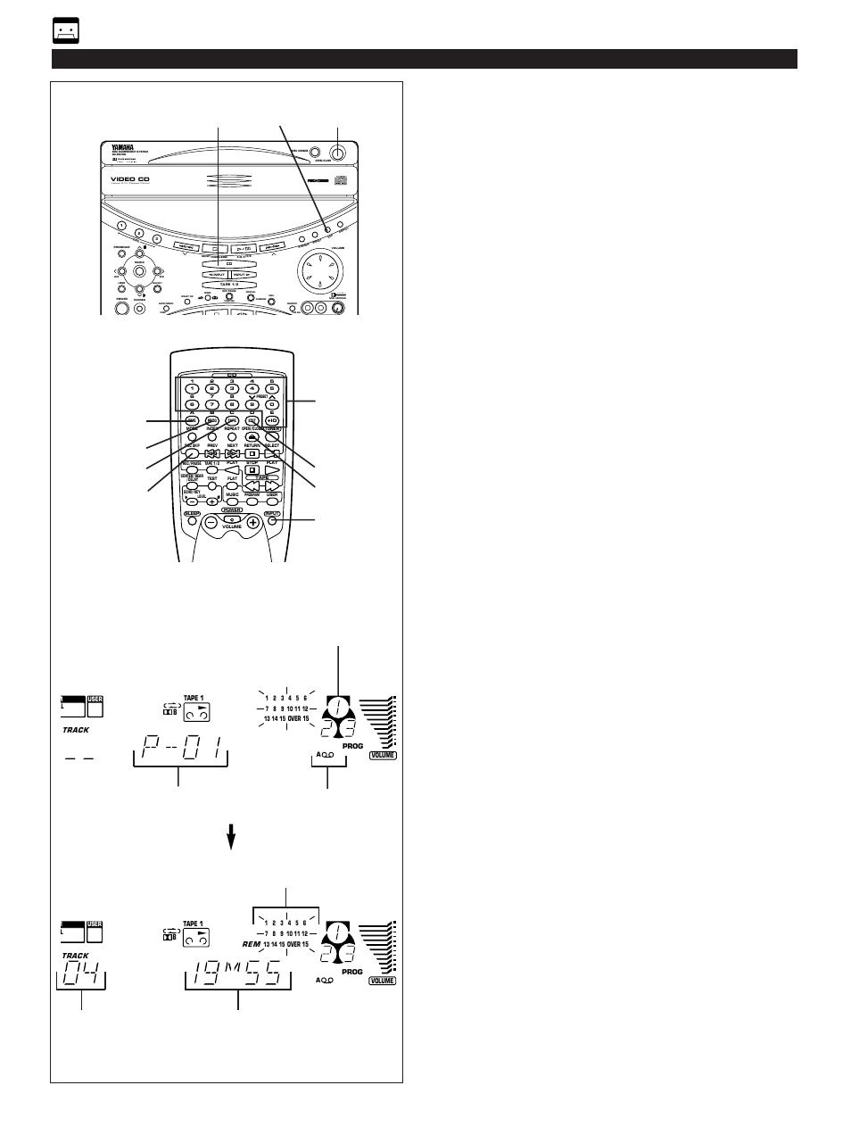 Time, Follow steps 3–6 on page 38, Active servo technology | Yamaha GX-90VCD User Manual | Page 50 / 71
