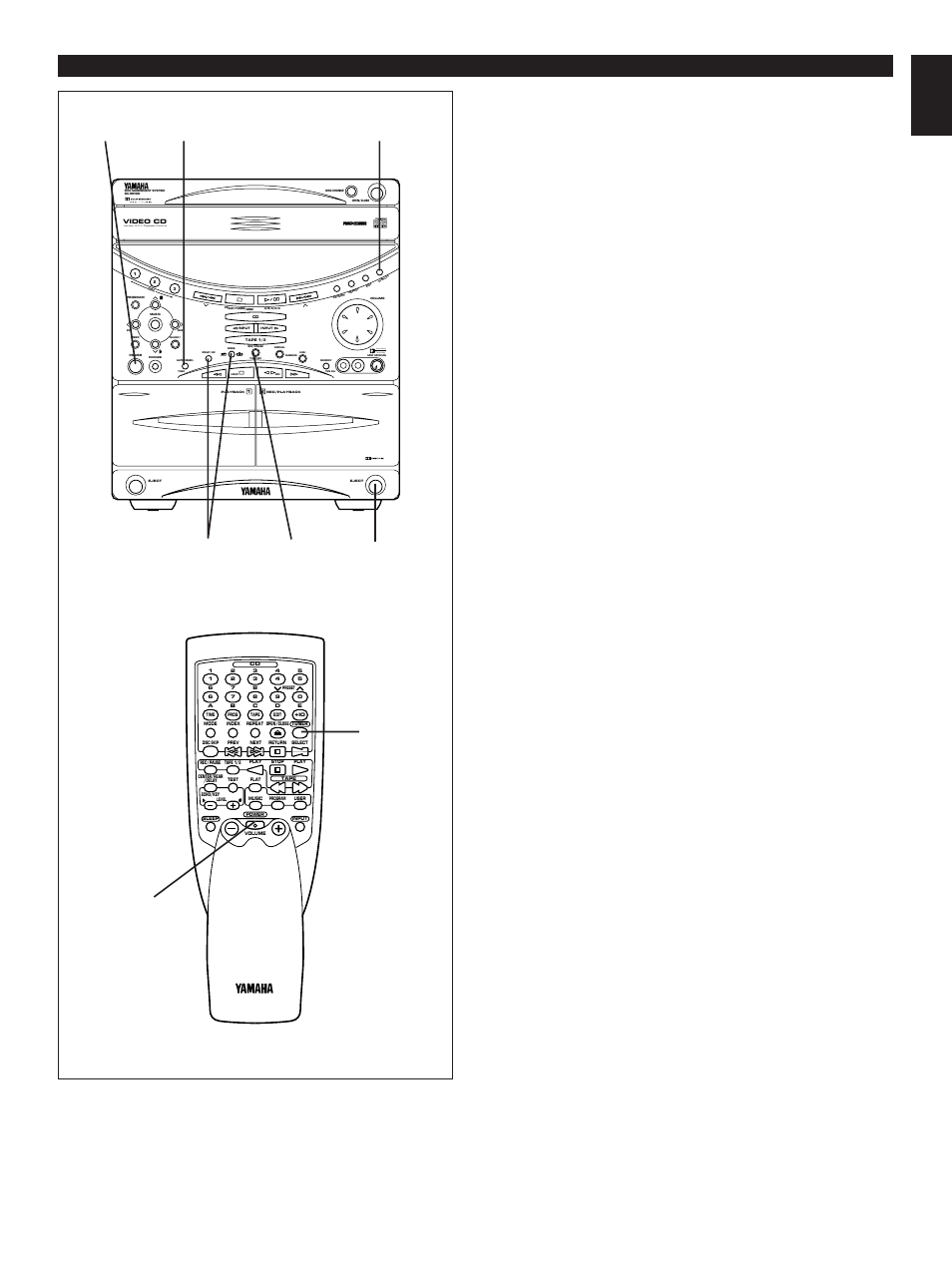 Timer recording (to record a tuner program), E-55 english, How to use the built-in timer | Timer rec, Power display power tuner, Press the display button, Active servo technology | Yamaha GX-90VCD User Manual | Page 65 / 71