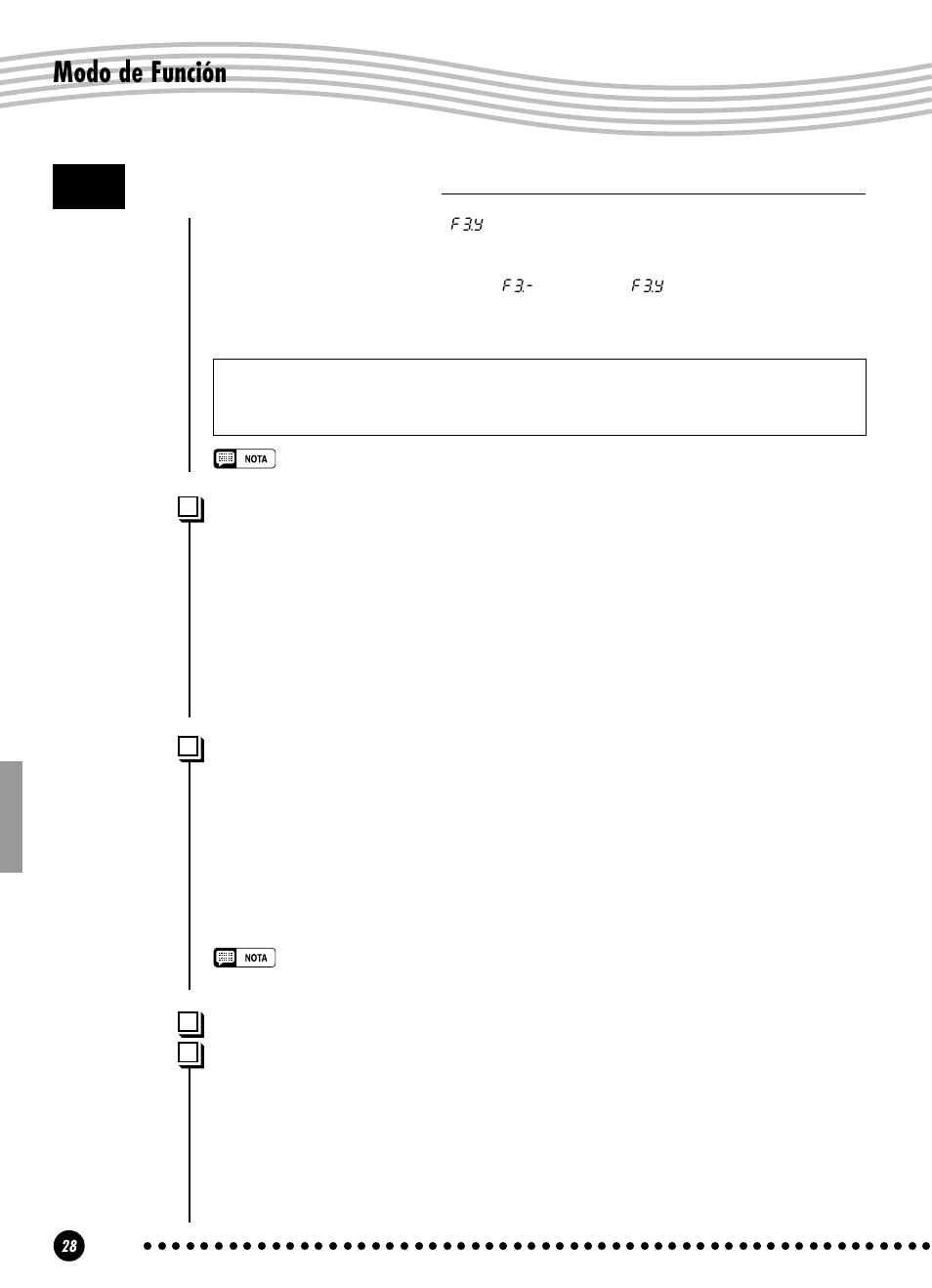 Modo de función, Funciones del modo dual | Yamaha YPP-100 User Manual | Page 28 / 54
