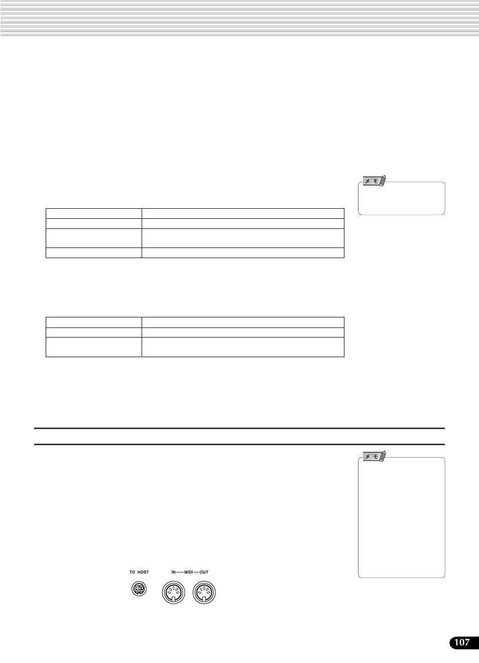 Yamaha Portatone PSR-540 User Manual | Page 107 / 160