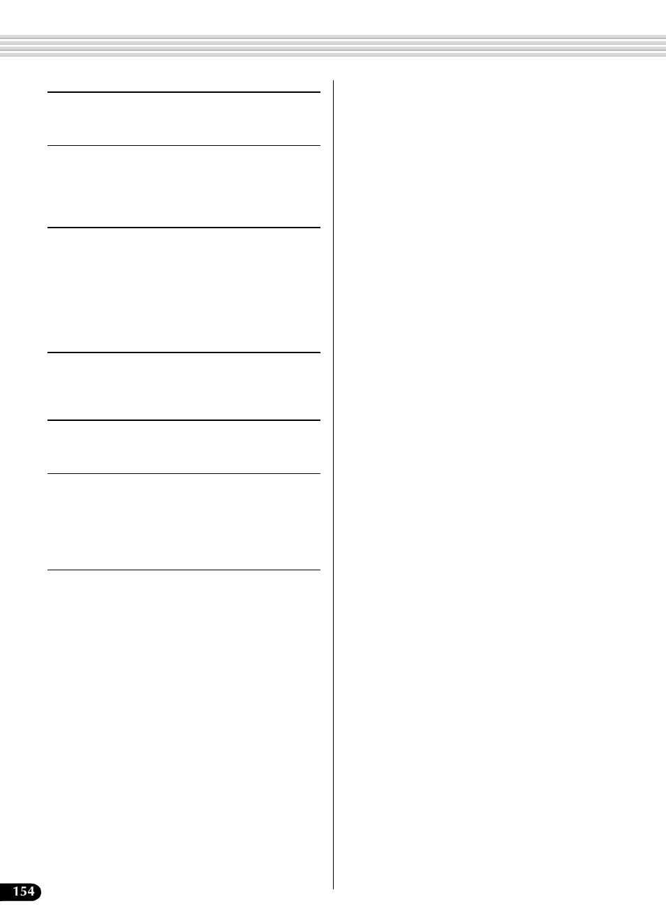 Yamaha Portatone PSR-540 User Manual | Page 154 / 160