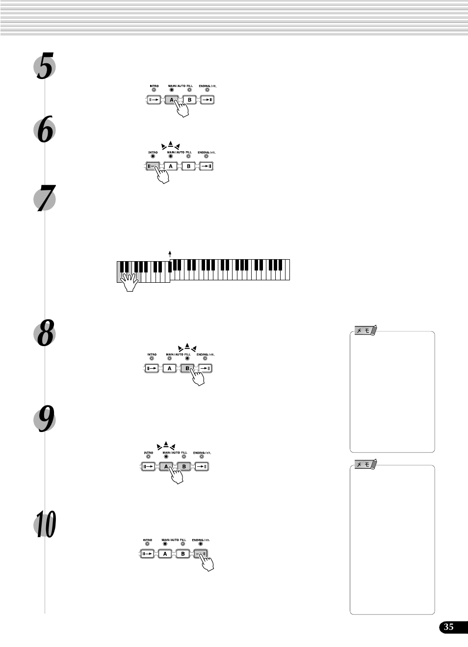 Yamaha Portatone PSR-540 User Manual | Page 35 / 160