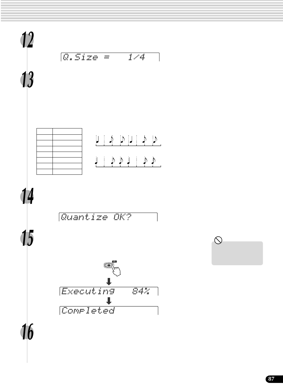 Yamaha Portatone PSR-540 User Manual | Page 87 / 160