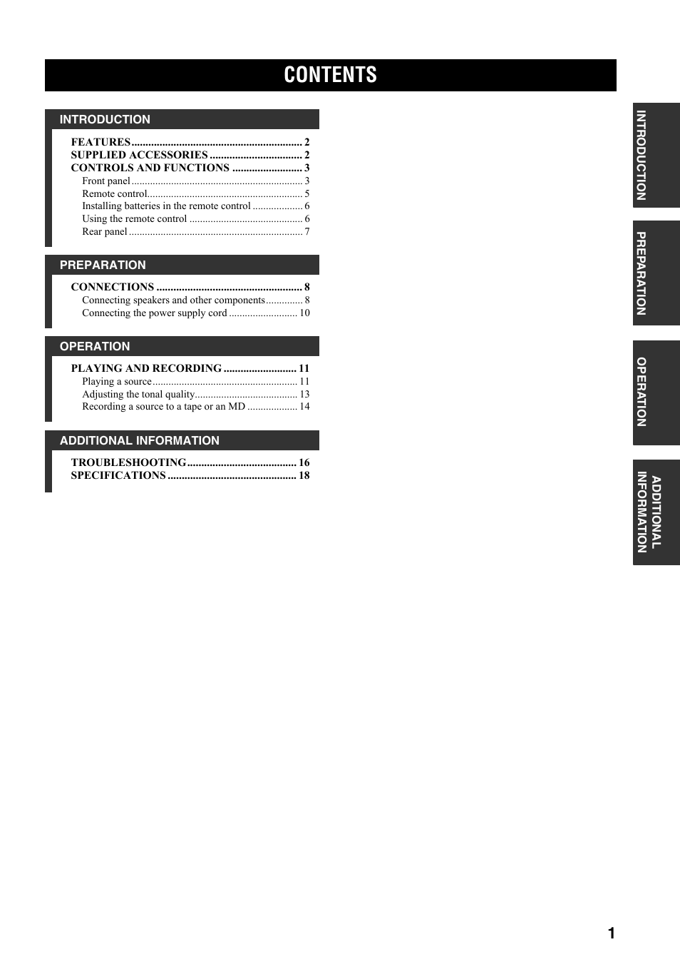 Yamaha AX-397 EN User Manual | Page 5 / 23