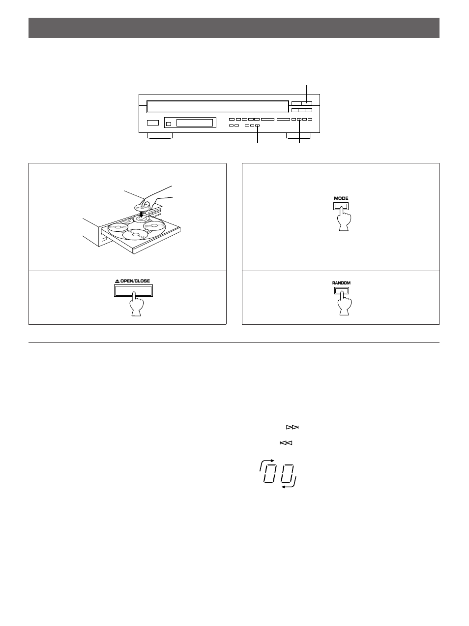 Random-sequence play | Yamaha CDC-98 User Manual | Page 10 / 16
