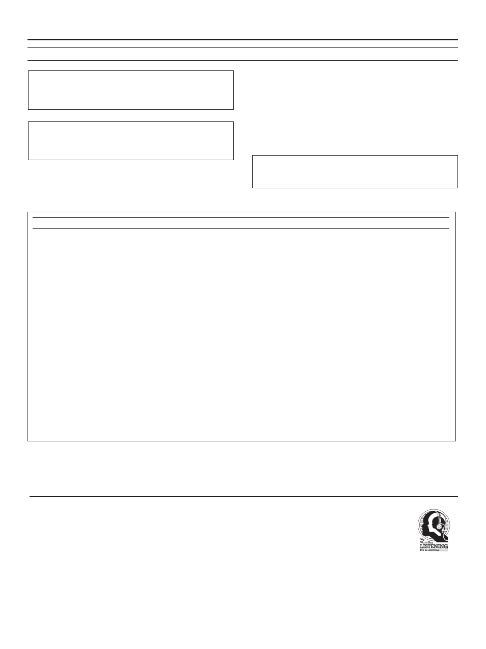 We want you listening for a lifetime | Yamaha CDC-98 User Manual | Page 3 / 16