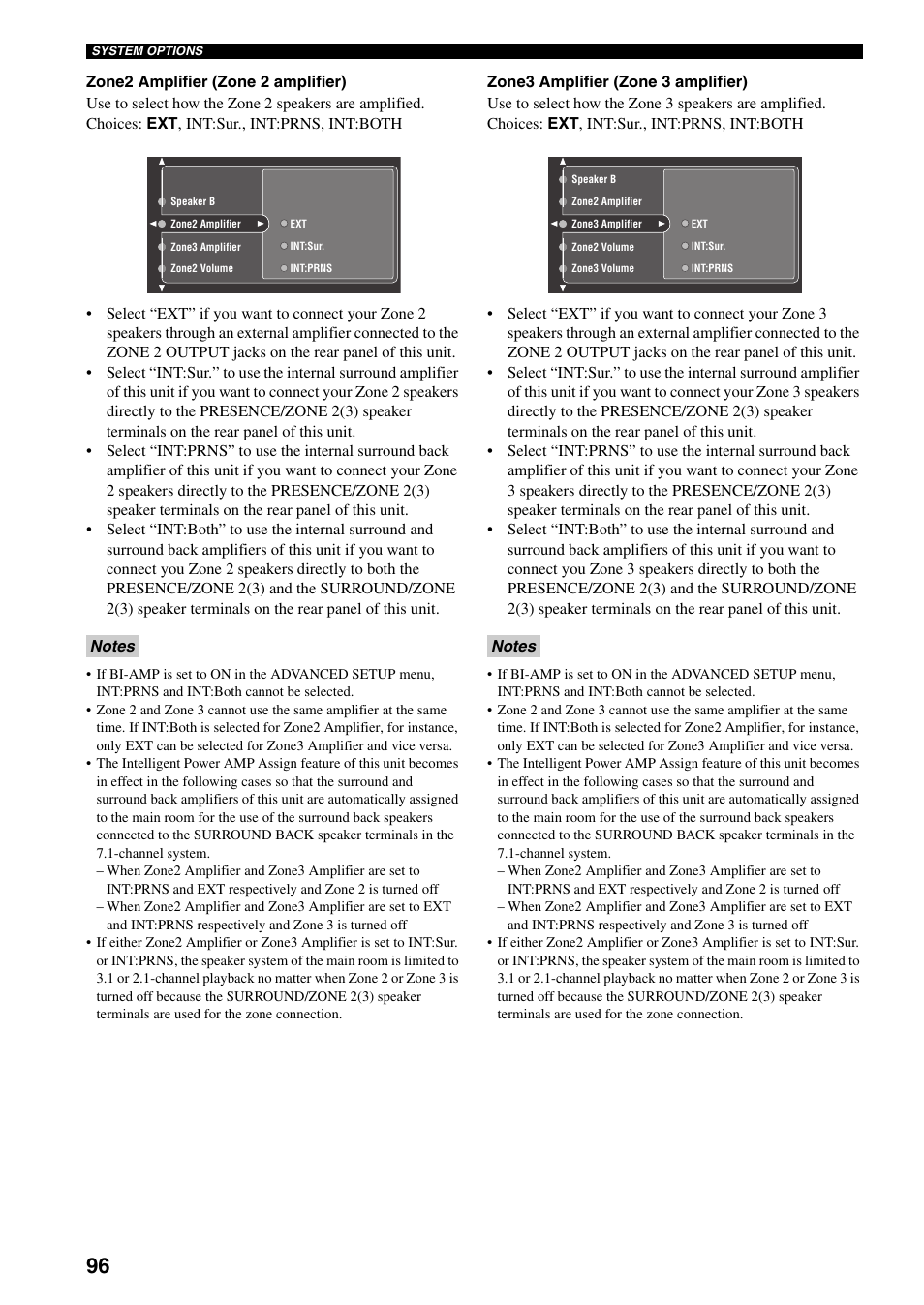 Yamaha X-V2600 User Manual | Page 100 / 144