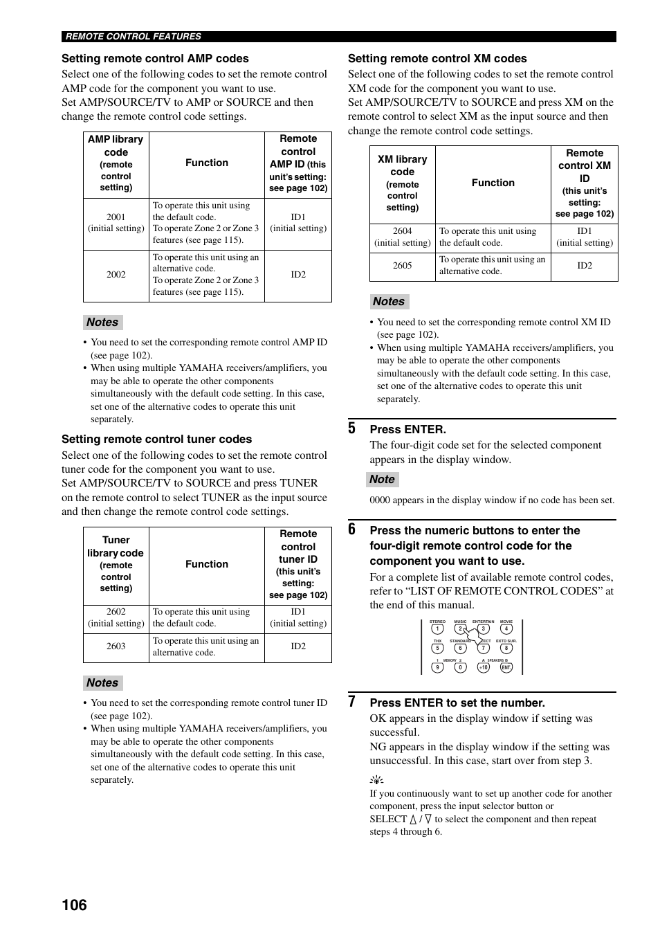 Yamaha X-V2600 User Manual | Page 110 / 144