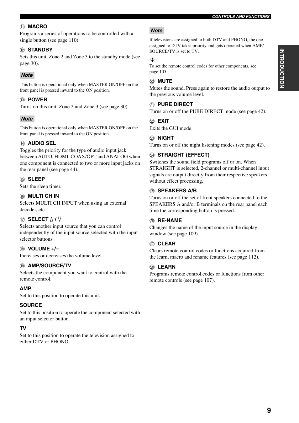 Yamaha X-V2600 User Manual | Page 13 / 144