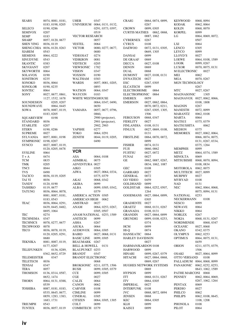 Yamaha X-V2600 User Manual | Page 142 / 144