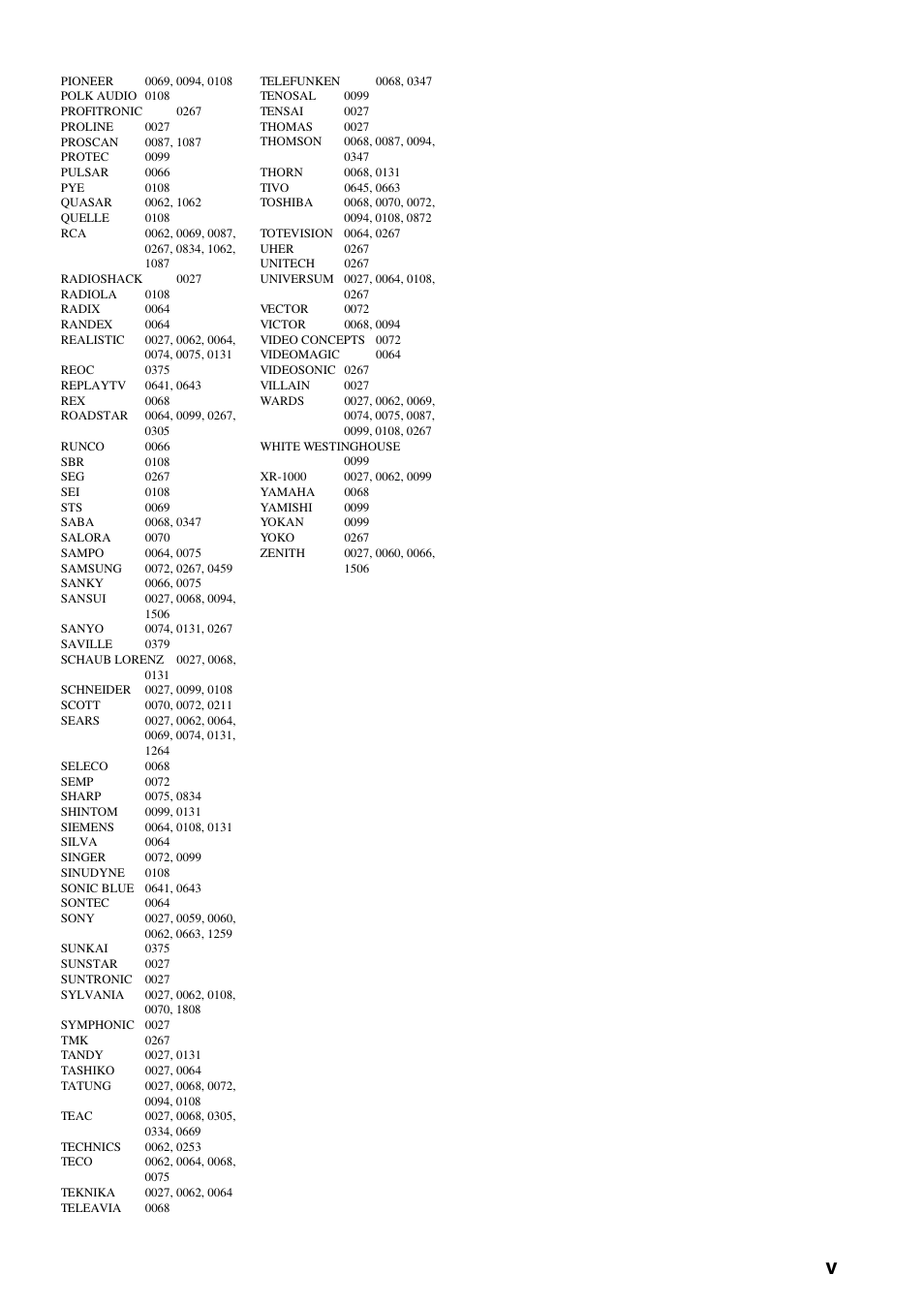 Yamaha X-V2600 User Manual | Page 143 / 144