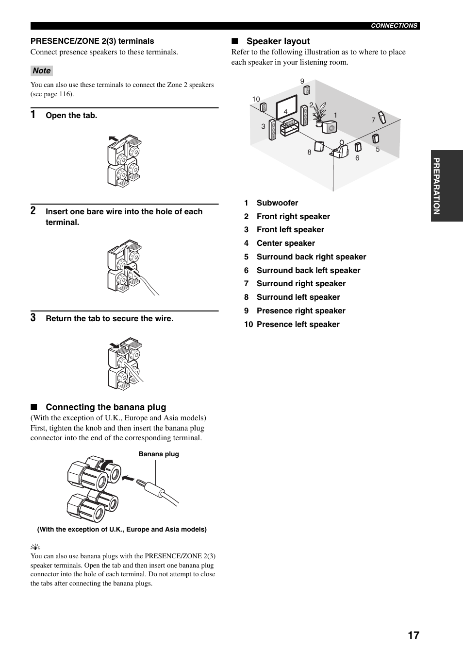 Yamaha X-V2600 User Manual | Page 21 / 144