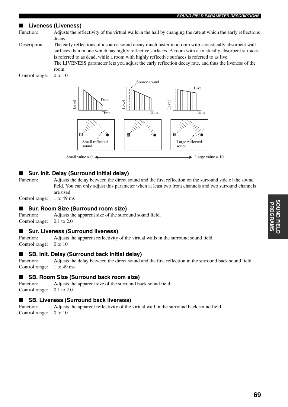 Yamaha X-V2600 User Manual | Page 73 / 144
