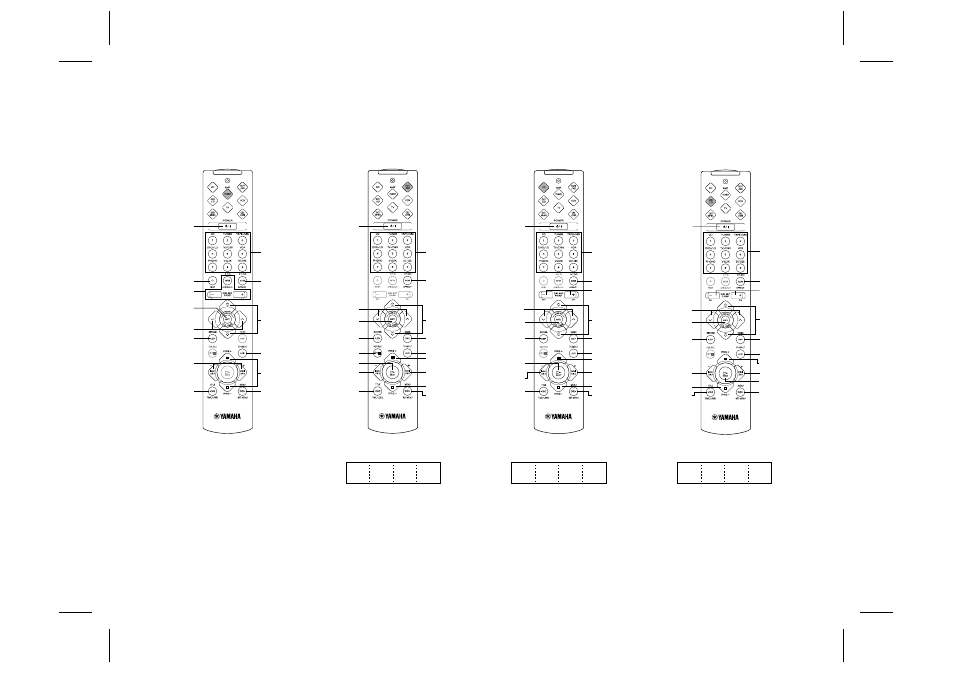 Quick reference card | Yamaha HTR-5140RDS User Manual | Page 67 / 68