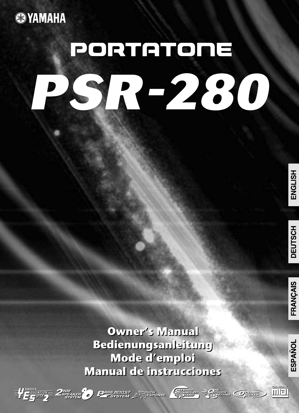 Yamaha PSR-280 User Manual | 92 pages