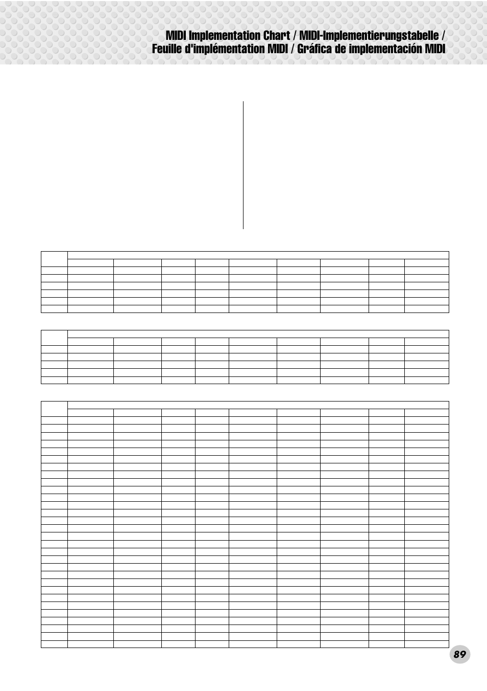 Yamaha PSR-280 User Manual | Page 89 / 92