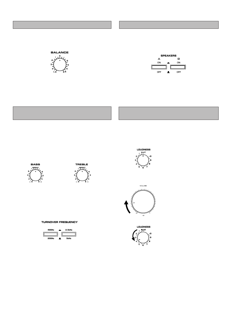 For ax-1070 only, Set to the “flat” position, Turn so that the desired volume can be achieved | Yamaha AX-1070/870 User Manual | Page 10 / 16