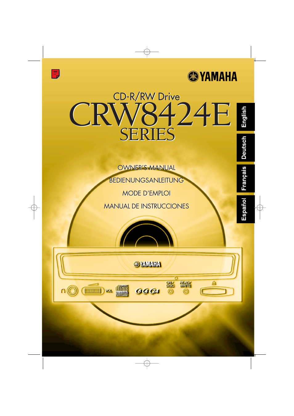 Yamaha CRW8424E User Manual | 46 pages