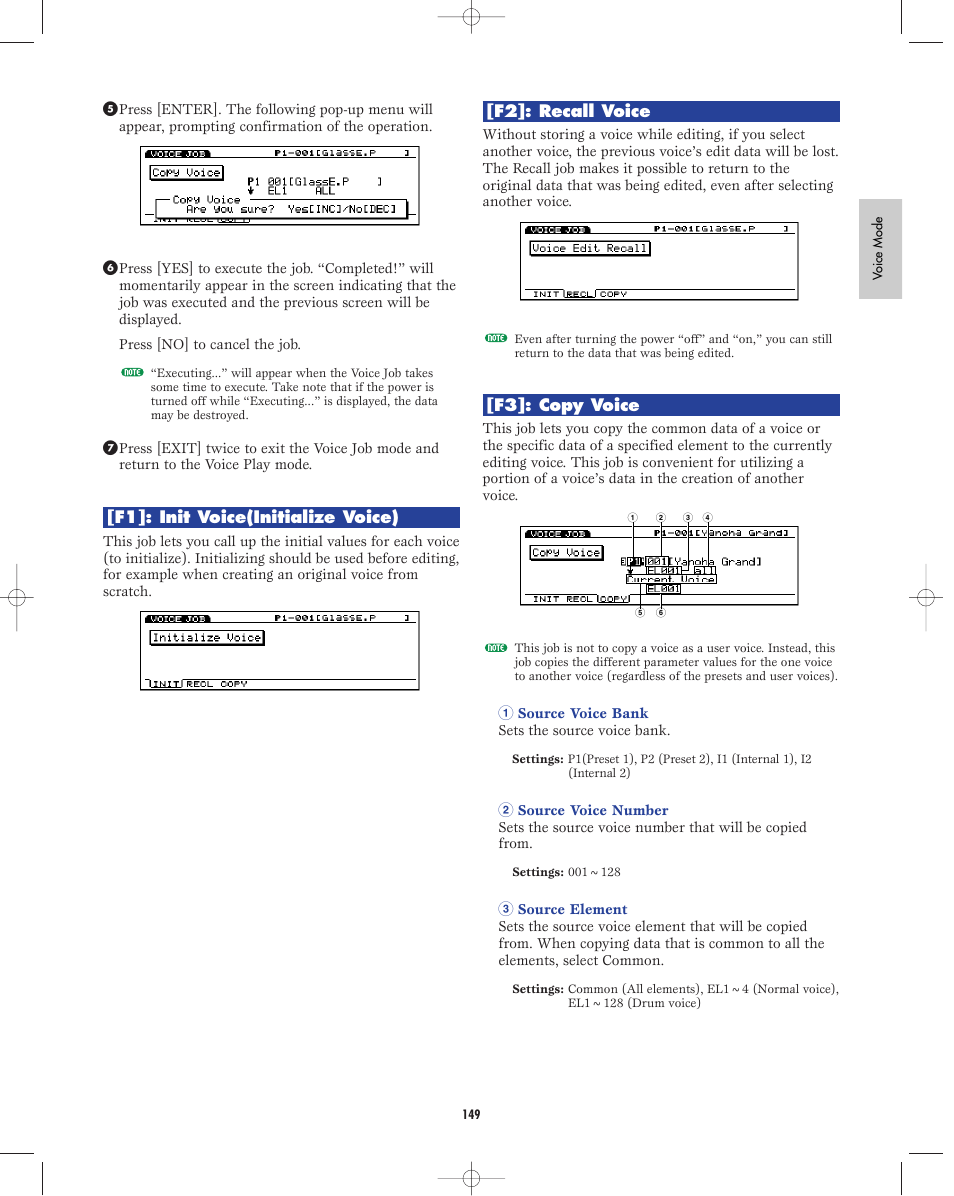 Yamaha EX5R User Manual | Page 149 / 304