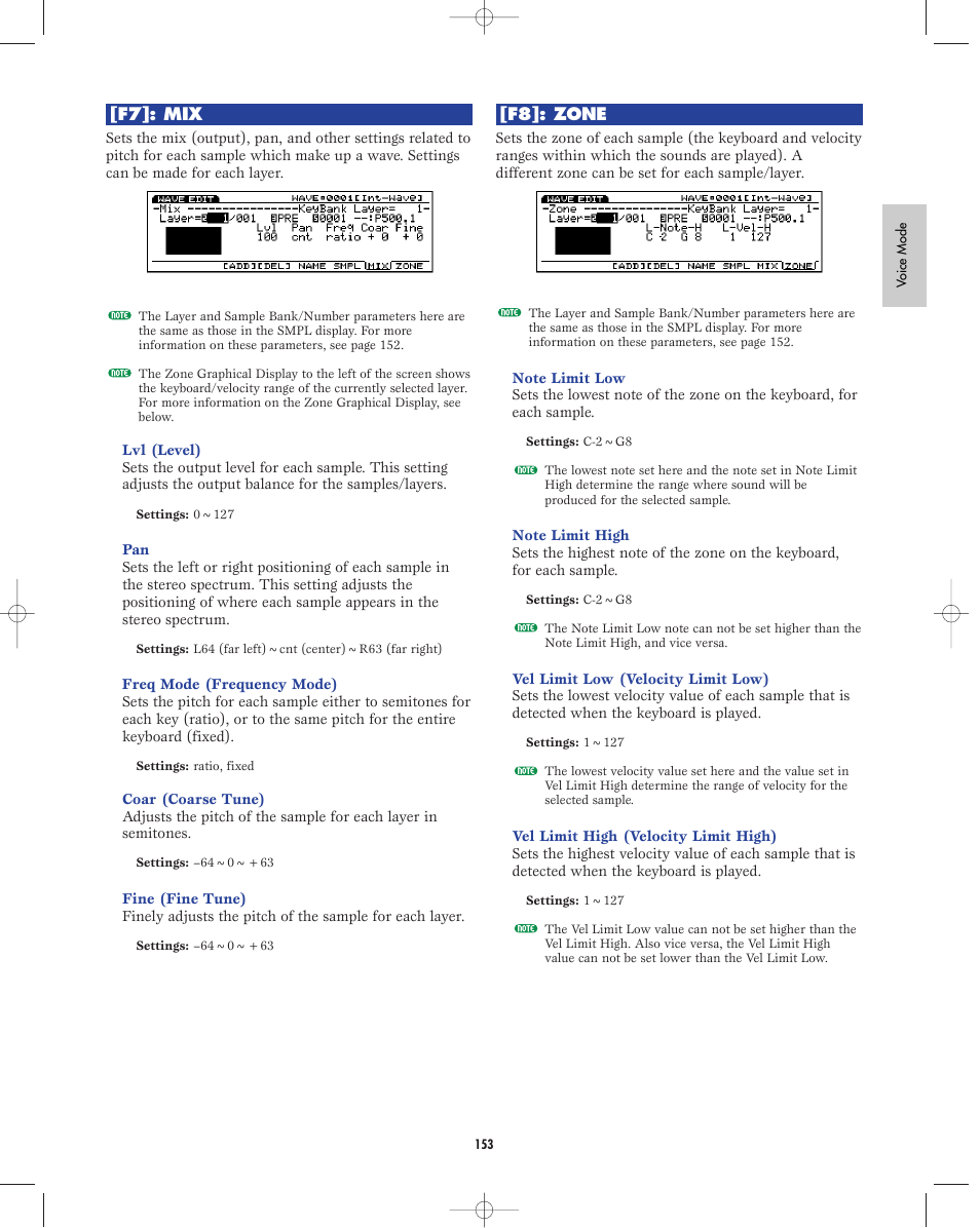 Yamaha EX5R User Manual | Page 153 / 304