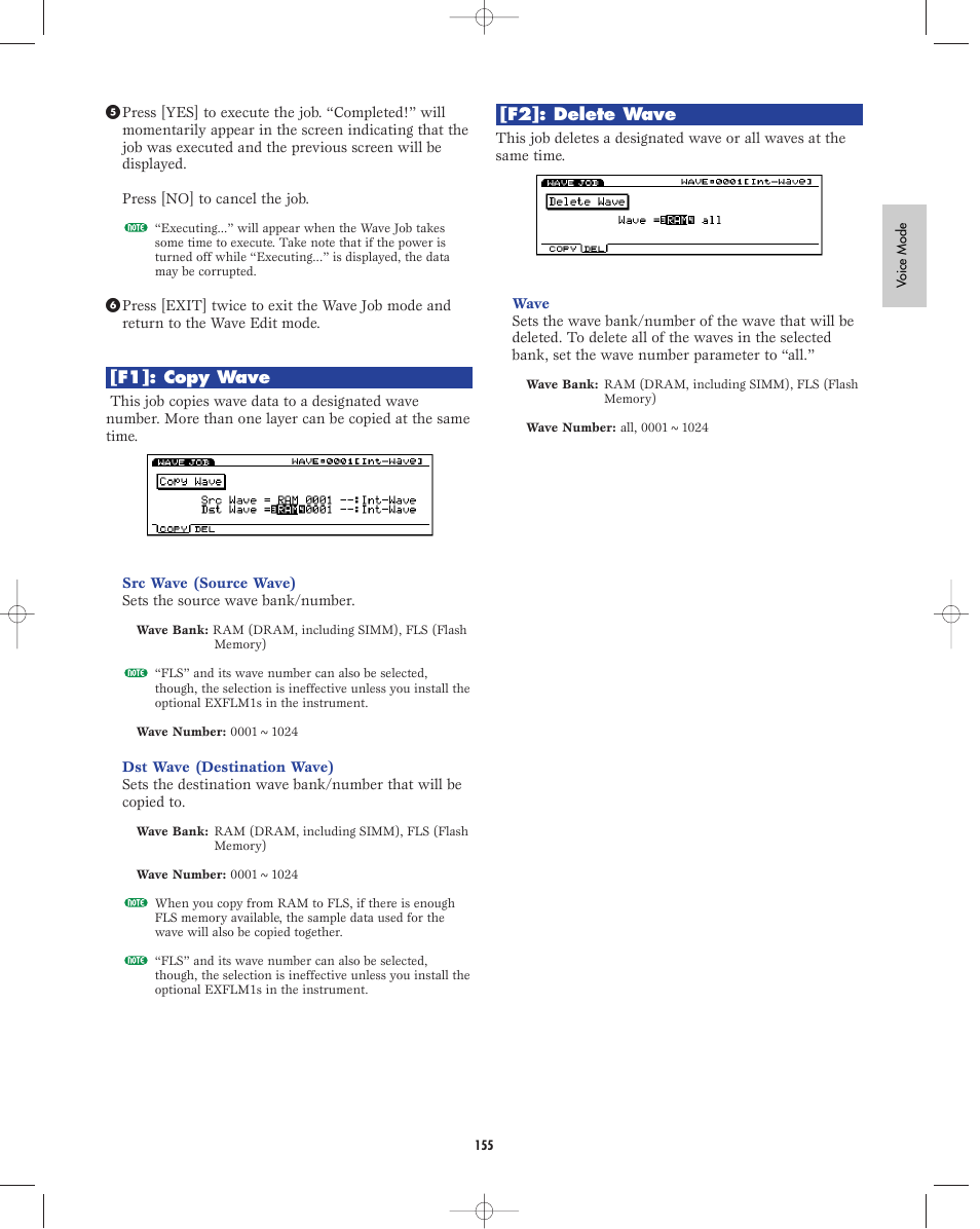 Yamaha EX5R User Manual | Page 155 / 304