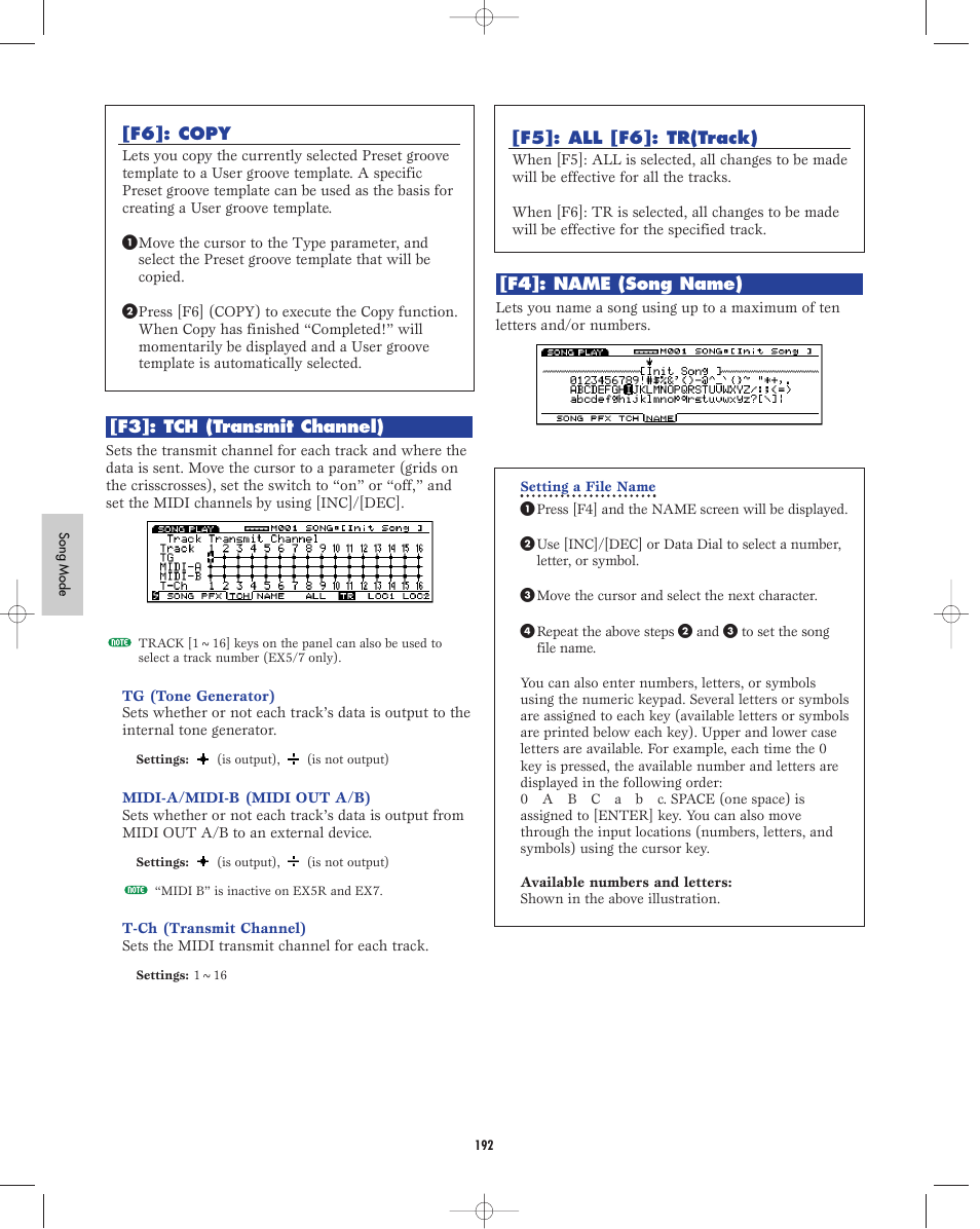 Yamaha EX5R User Manual | Page 192 / 304