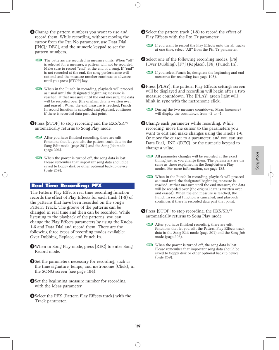 Yamaha EX5R User Manual | Page 197 / 304