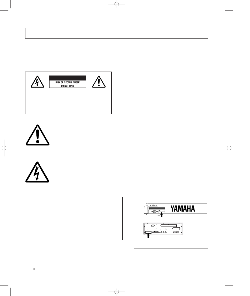 Yamaha EX5R User Manual | Page 2 / 304