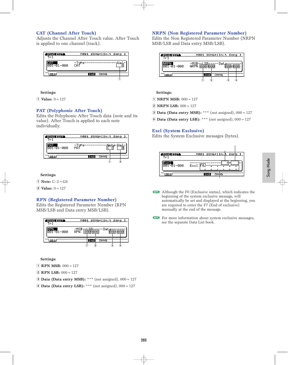 Yamaha EX5R User Manual | Page 203 / 304