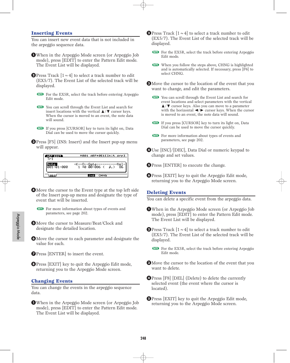 Yamaha EX5R User Manual | Page 248 / 304