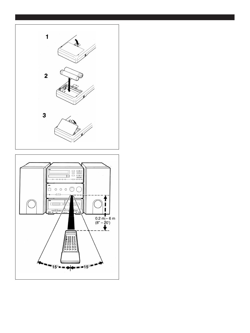 Proper use of the remote control transmitter | Yamaha CC-5 User Manual | Page 11 / 40