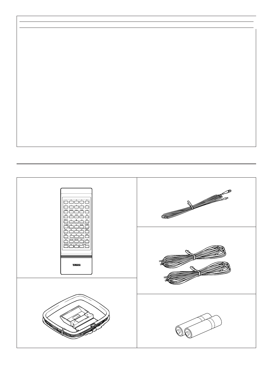 Supplied accessories, Fcc information | Yamaha CC-5 User Manual | Page 3 / 40