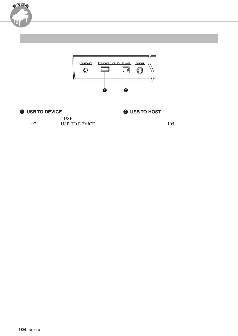 Yamaha DGX-630 User Manual | Page 104 / 154