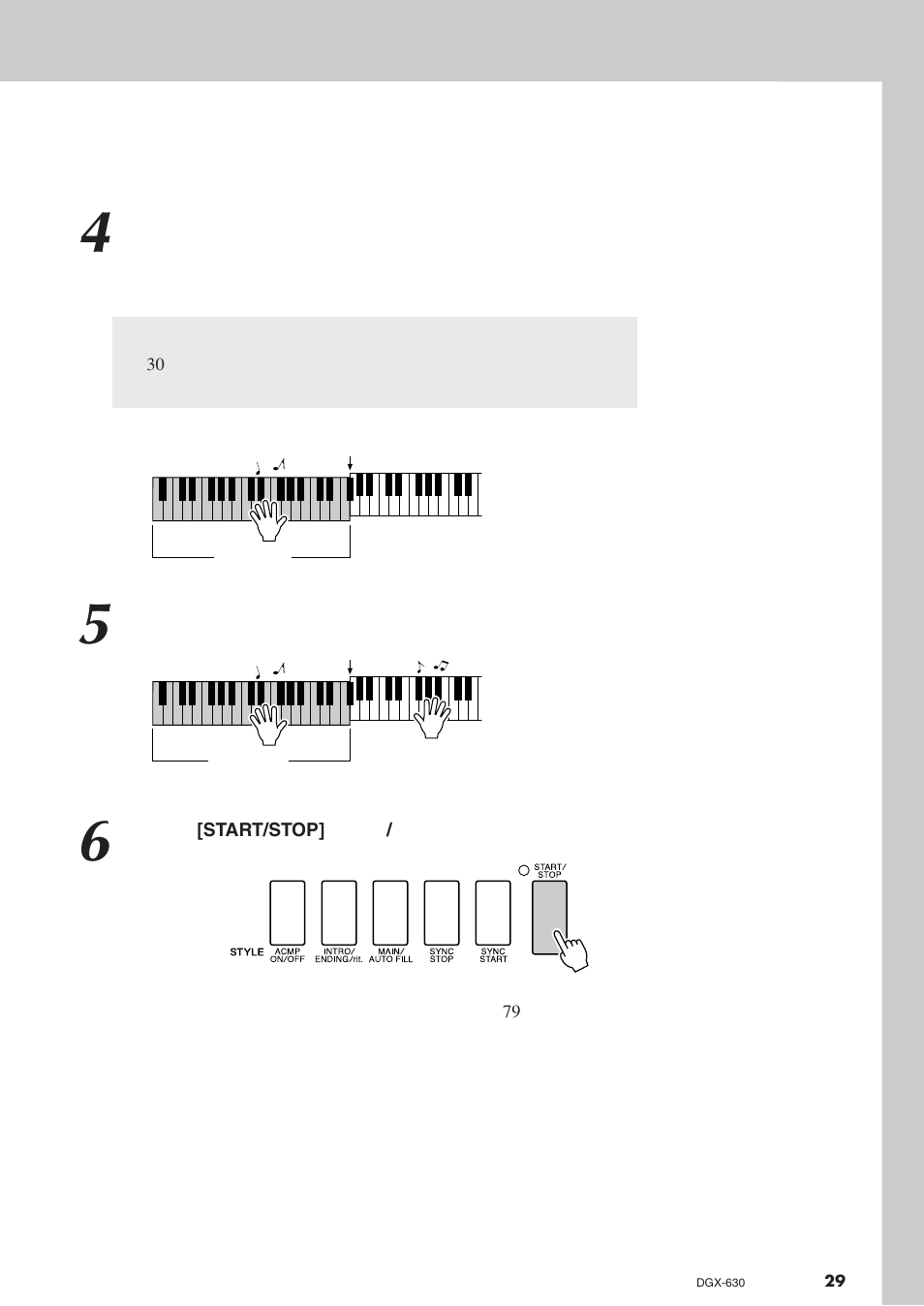 Yamaha DGX-630 User Manual | Page 29 / 154