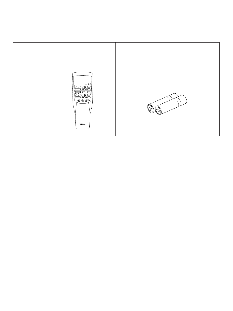 Supplied accessories, Accessoires fournis, Mitgeliefertes zubehor | Medfoljande tillbehor, Accessori in dotazione, Accesorios incluidos, Bijgeleverde accessoires | Yamaha AX-1090 User Manual | Page 2 / 16