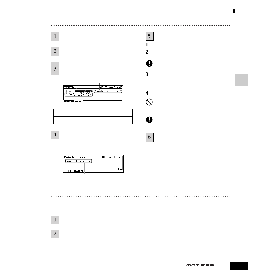 マスターの設定と登録, ゾーン(鍵域)ごとに機能を設定する | Yamaha Motify ES8 User Manual | Page 137 / 300