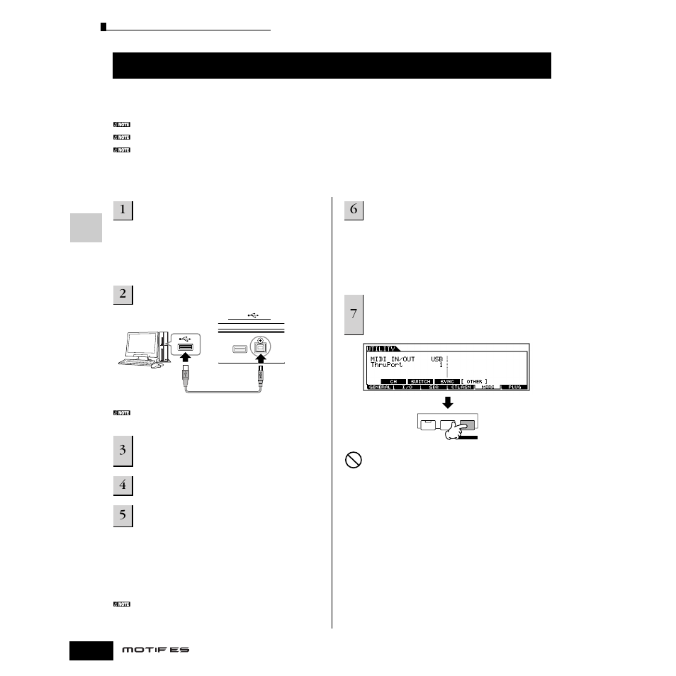 クイックガイド(コンピューターと接続して使う), コンピューターを使うための準備 | Yamaha Motify ES8 User Manual | Page 142 / 300