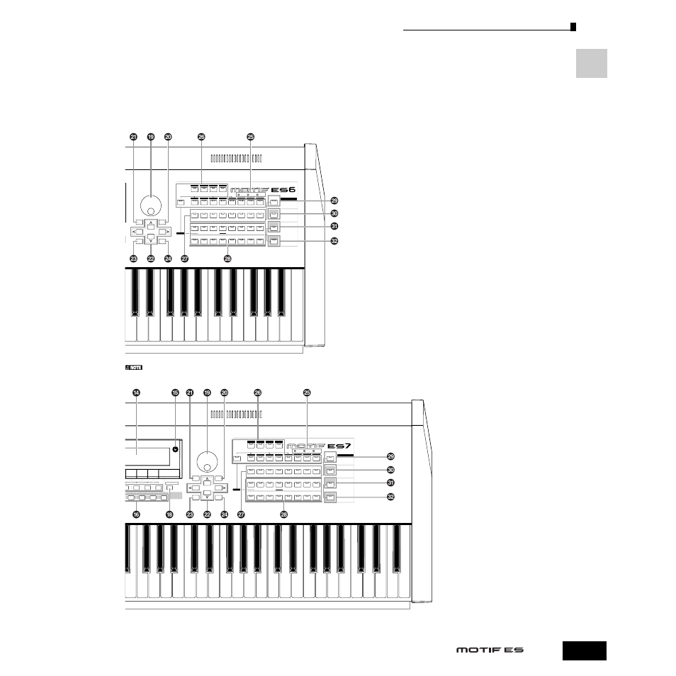 Slot, º ∞ ^ • ¶ * £ ¢ ™ § ª, º ∞ • ¶ £ ¢ ™ § ª | C4 c5 c6 | Yamaha Motify ES8 User Manual | Page 17 / 300