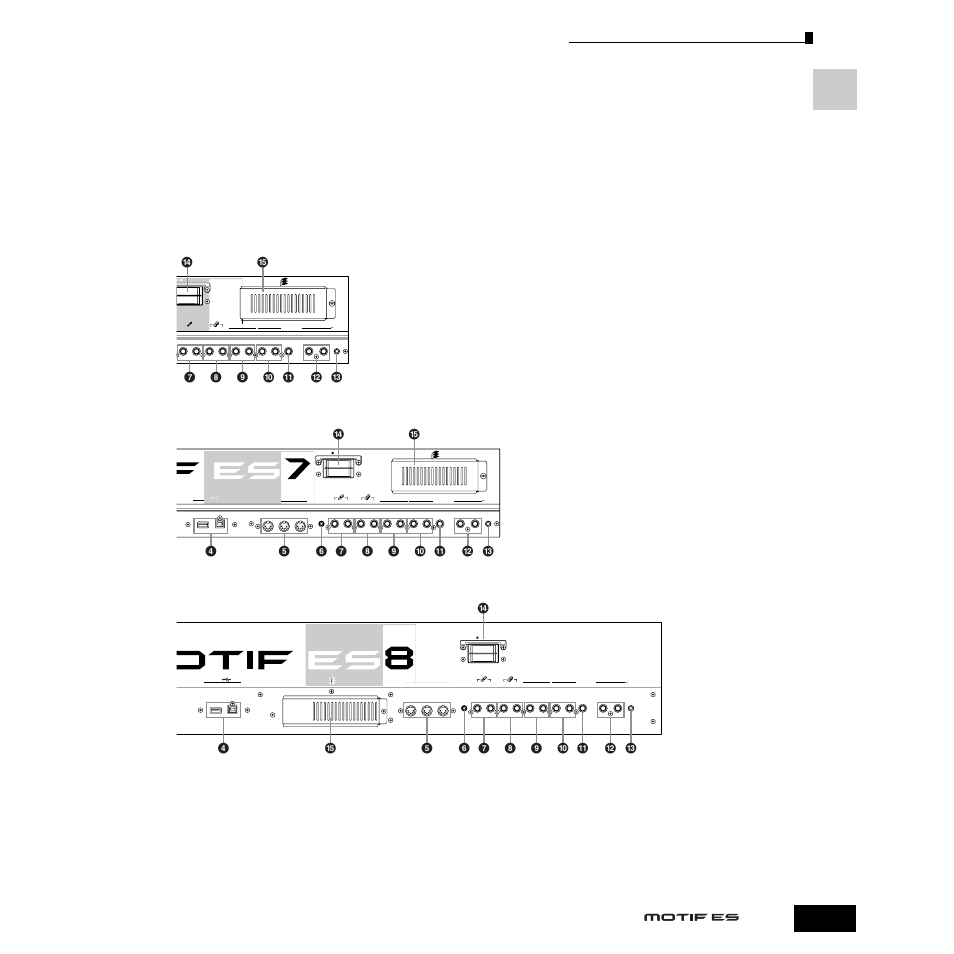 Green yellow orange | Yamaha Motify ES8 User Manual | Page 23 / 300