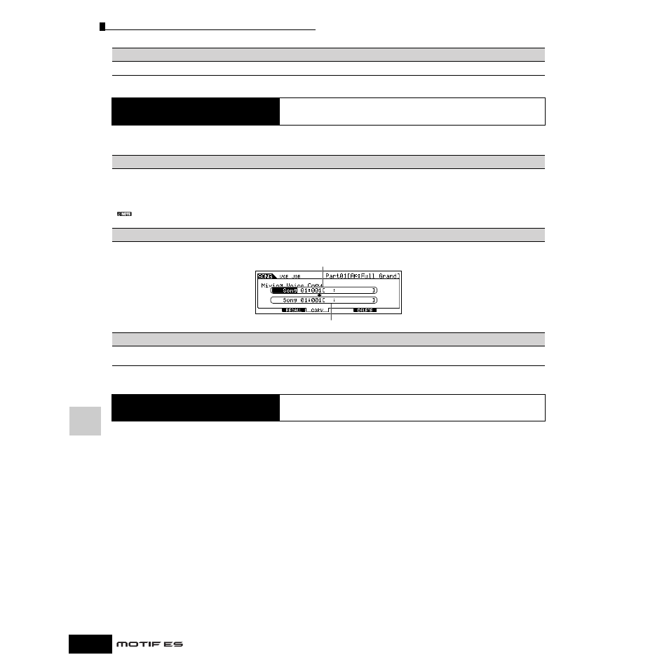 ミキシングボイスジョブモード, ミキシングボイスストアモード | Yamaha Motify ES8 User Manual | Page 250 / 300