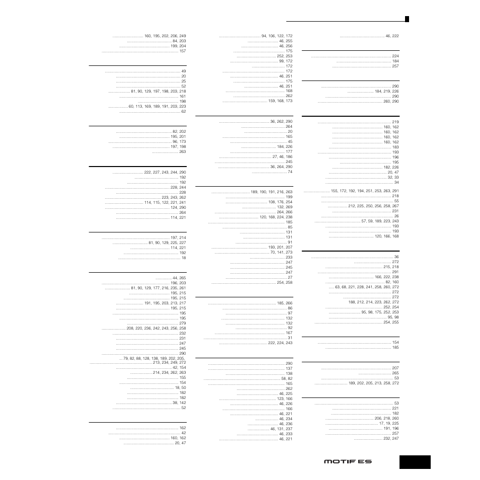 Yamaha Motify ES8 User Manual | Page 297 / 300