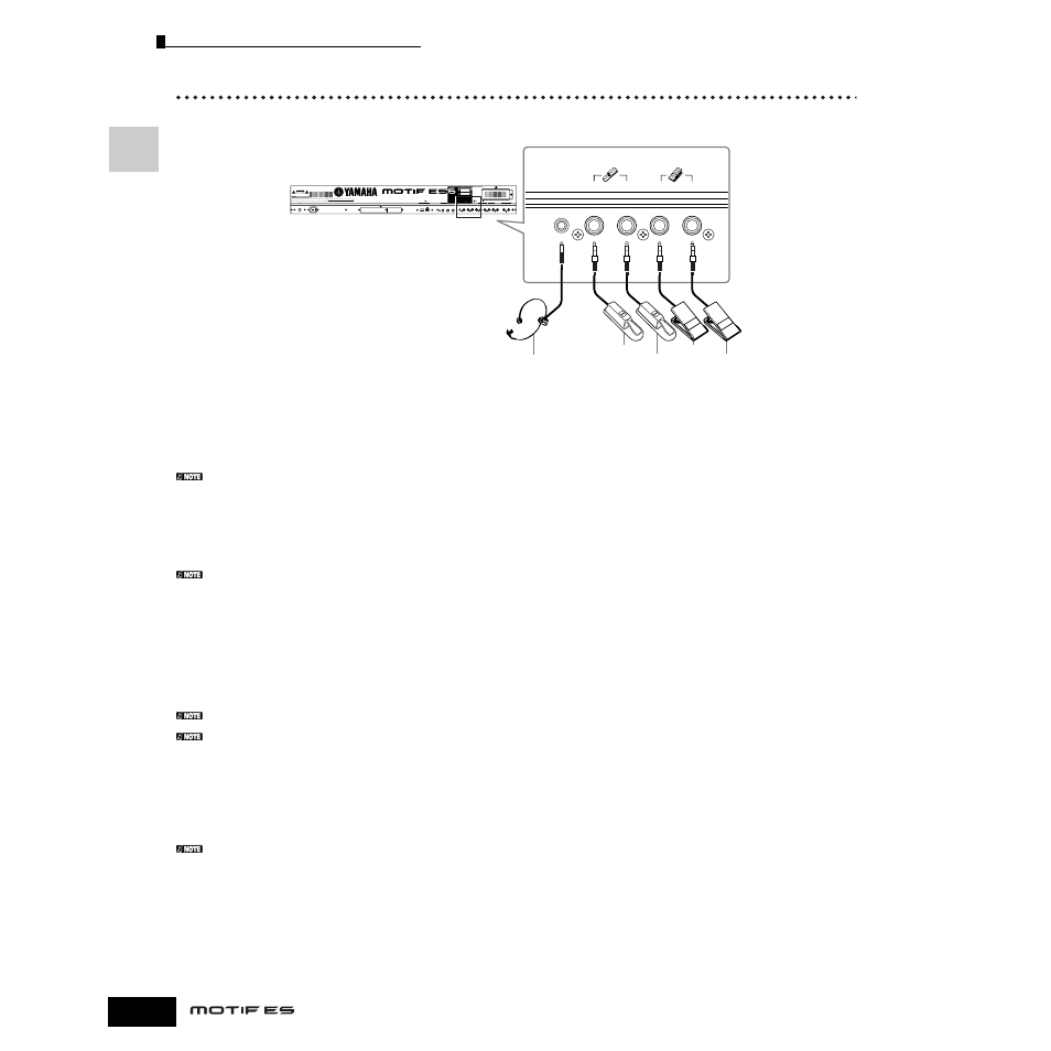 各種コントローラーとの接続 | Yamaha Motify ES8 User Manual | Page 42 / 300