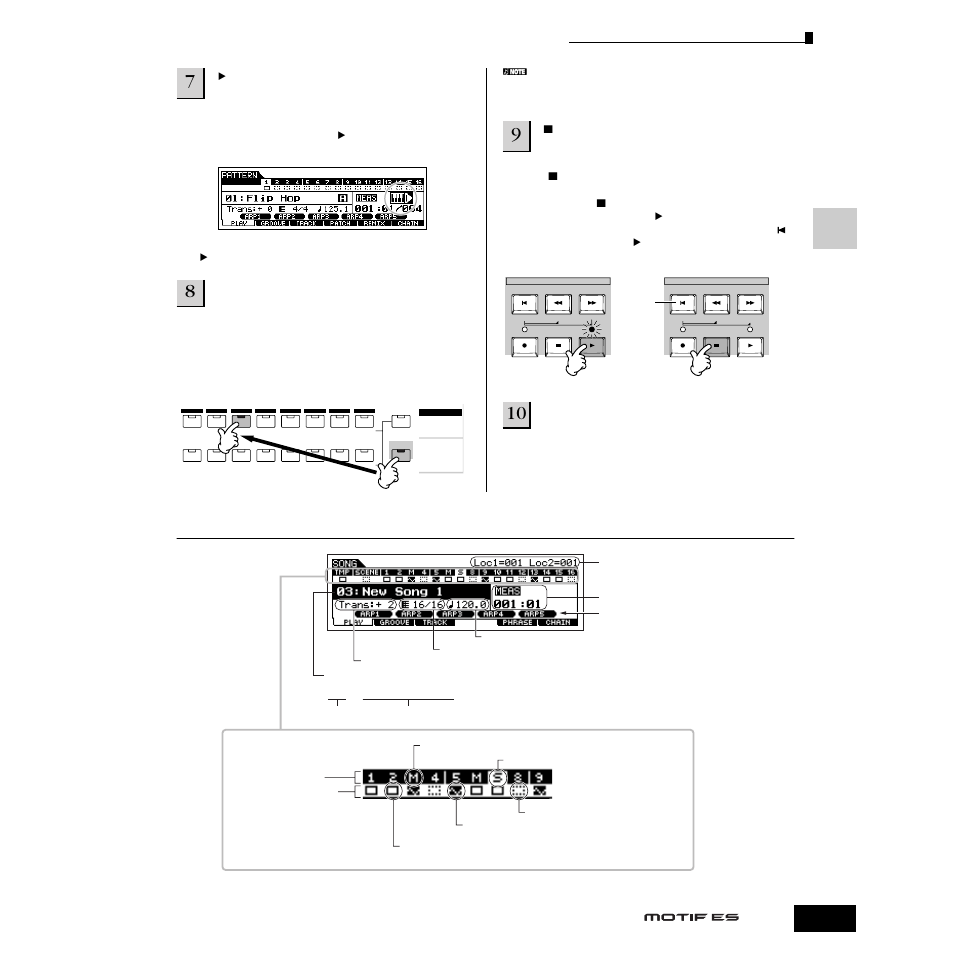 03 : new song 1 | Yamaha Motify ES8 User Manual | Page 57 / 300