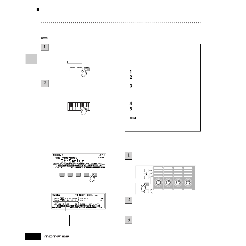 アルペジオを使う | Yamaha Motify ES8 User Manual | Page 66 / 300