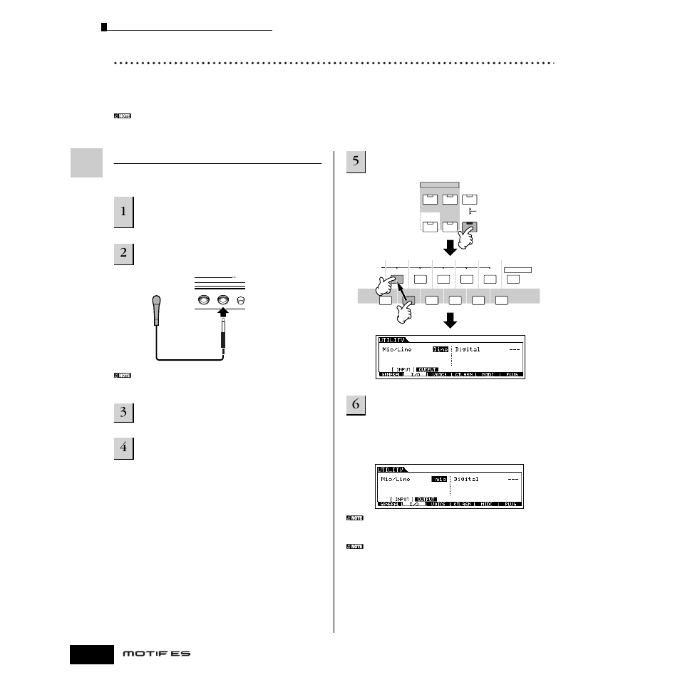 オーディオ入力音を活用する | Yamaha Motify ES8 User Manual | Page 72 / 300